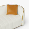 Sophie Common Luxury 3-Seater Sofa with Gold Legs