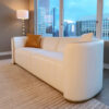 Sophie Common Luxury 3-Seater Sofa with Gold Legs